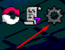 The settings icon in Unfair Flips