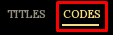 Morioh High codes button
