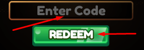 Enter code boxd and REDEEM button to redeem codes in Chaos Piece