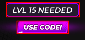 Volleyball Legends enter codes box and use code button