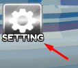SETTING icon in Rock Fruit