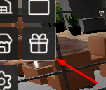 The giftbox icon in Carolina Leaners