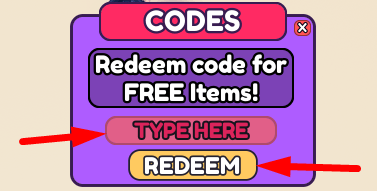 The code redeeming interface in Collect for UGC