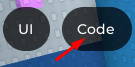 The "Code" button in School Escape