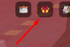 The gift icon in Kaiju Paradise