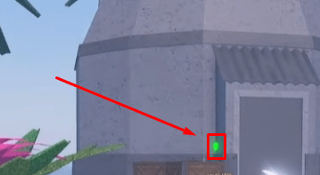 The button on Ancient Isle in Fisch
