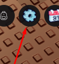The settings icon in Destroy a Vault