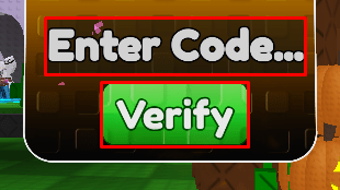 Mythical Tower Defense enter codes box and verify button