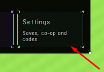 The Settings button in My Floating Isles
