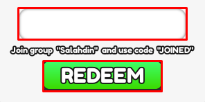 Glowing Up Tycoon enter codes box and redeem button