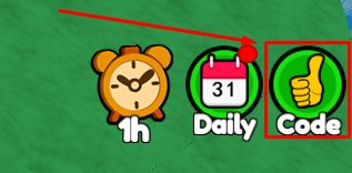 My Dream Island code button