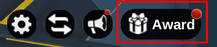 AirDrop Arena Award button