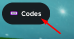 Codes button in FEED THE ABYSS