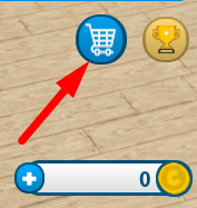 The Shop icon in Goal Simulator