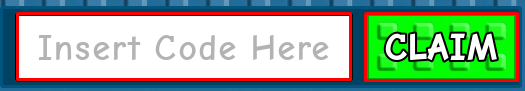 Grow a Collection enter codes box and claim code button