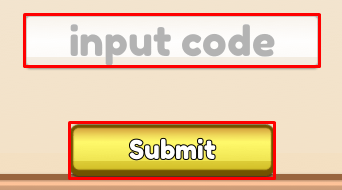 Boom Sumo enter codes box and submit button