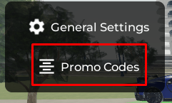 The "Promo Codes" button in Bikelife Miami 2