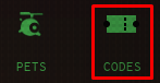 Machine Party code button