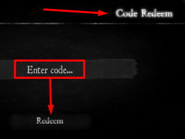 The code redemption menu and Redeem button in Exam Week