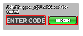 Workout Training Simulator enter codes box and redeem button