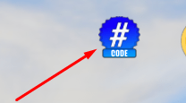 The CODE button in Kite Arena