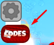 The "CODES" button in Muscle Gorilla Simulator