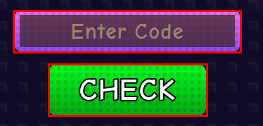 Build To Climb enter codes box and check button
