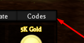 The Codes button in Medieval Life