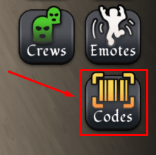 BlockSpin codes button