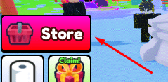The Store button in Skibidi Masters Tower Defense