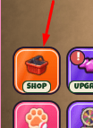 The SHOP button in Ball Picker ⛳ Clean Golf Range