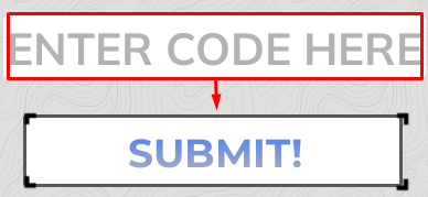 The "ENTER CODE HERE" box and SUBMIT button in Chasing Immortality
