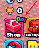 The Shop button in +1 Claw to Escape!