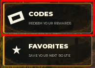 The Cosalazo 2 codes button