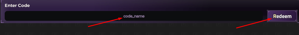 code_name and Redeem button to redeem codes in Portal Keeper
