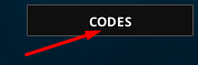 CODES button in Notoriety