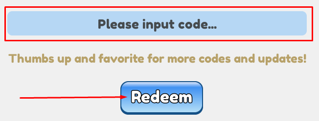 The codes section in Escape Zombies Rail: SHOOTER