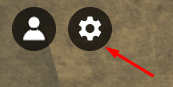 Gear icon in Cowboy Duels