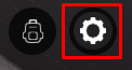 Settings button in Sift