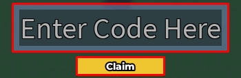 Steal A Brainrot enter codes box and claim button