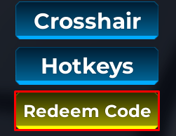 Sniper Arena redeem code button