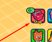 The Shop button in Drive Car and Slide