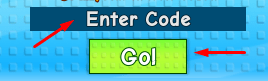 The "Enter Code" box and "Go!" button in Build a Honey Farm