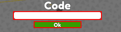 Trade Strength Simulator enter codes box and ok button