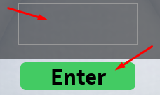 The empty code box and Enter button in Pupumart Unboxing