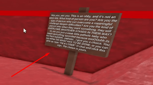 Slap Battles TOH dimension sign