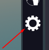 The settings icon in Launch Things And People