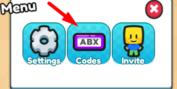 The Codes button in Pet Malu Simulator