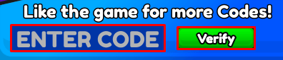 Push and Slide enter codes box and verify button