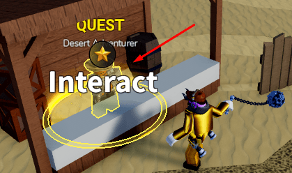 The Desert Adventurer in Blox Fruits